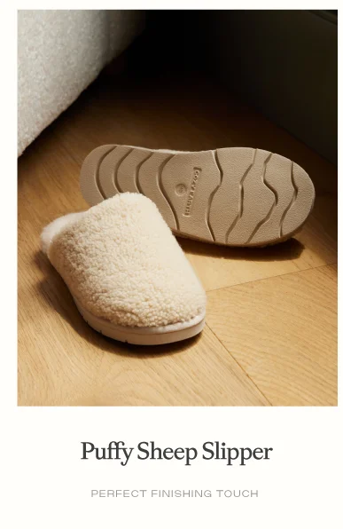 Puffy Sheep Slipper - Shop Now
