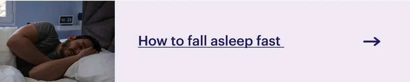 How to fall asleep fast