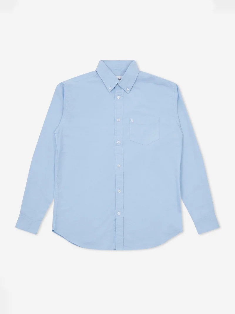 Image of Goodhood Worldwide Oxford Shirt - Blue