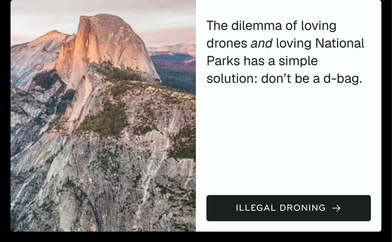Illegal Droning In Yosemite