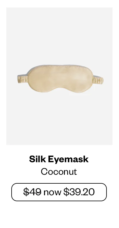Silk Eyemask - Coconut