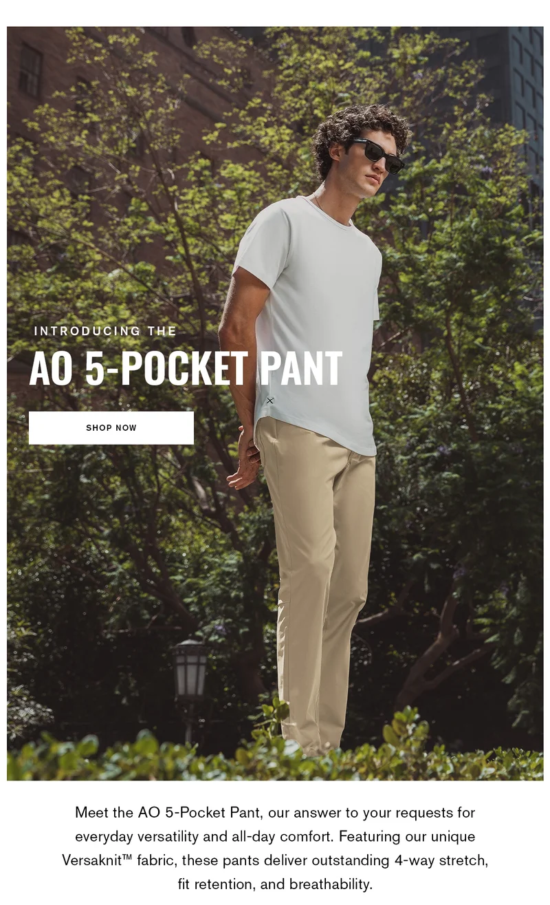 AO 5 pocket pant