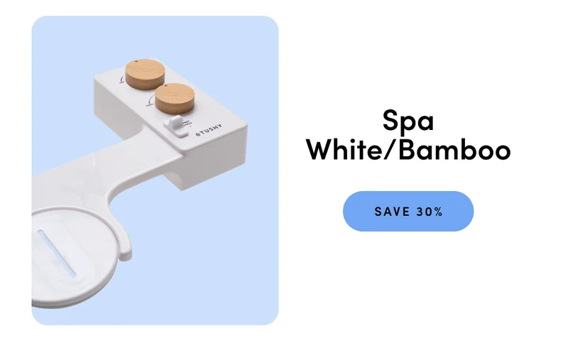 SAVE 30% ON SPA WHITE/BAMBOO