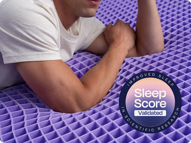 Purple Grid Mattress is SleepScore Lab Verified