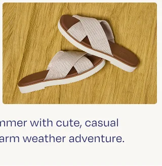 Shop Mae Crossover Slide Sandal - Image