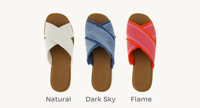 Shop Mae Crossover Slide Sandal - Image