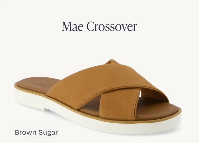 Shop Mae Crossover Slide Sandal - Image