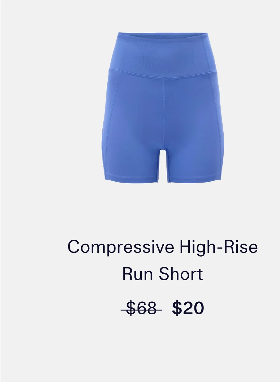 Compressive High-Rise Run Short   |   USD 20