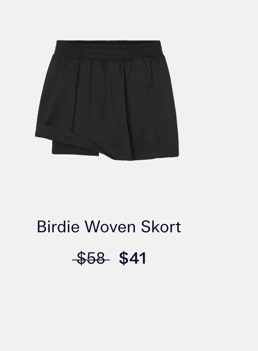 Birdie Woven Skort   |   USD 41