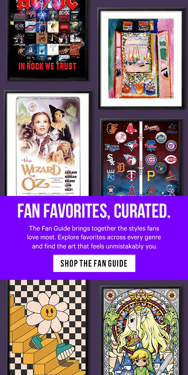 Fan Favorites, Curated. - The Fan Guide brings together the styles fans love most. Explore favorites across every genre and find the art that feels unmistakably you.