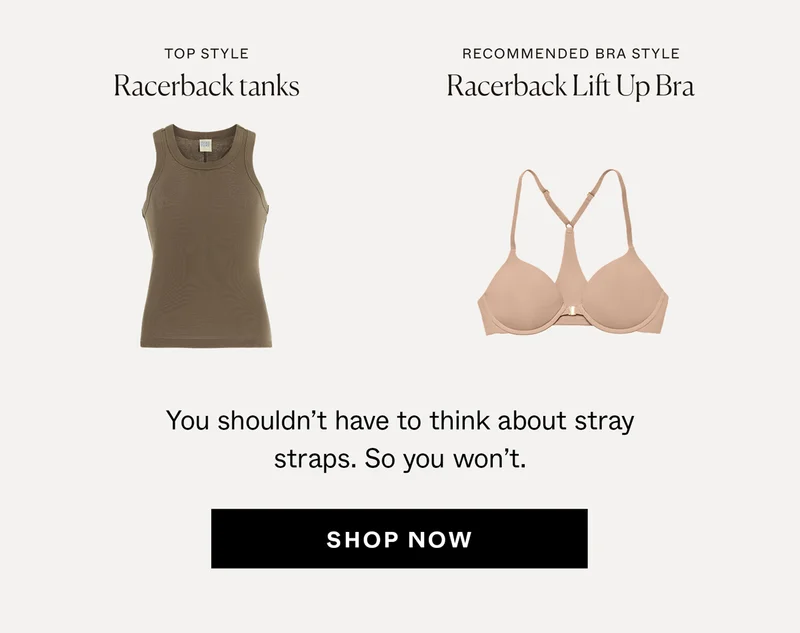 Racerback tanks: Racerback Lift Up Bra