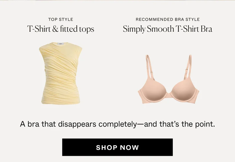 T-Shirt & fitted tops: Simply Smooth T-Shirt Bra