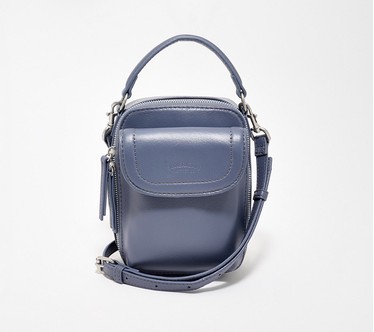 American Leather Co. Tribeca Leather Crossbody w/ Top Handle