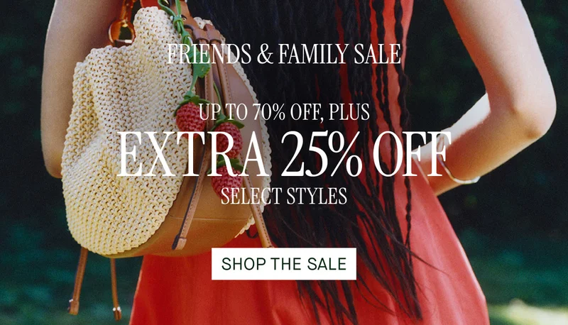FRIENDS & FAMILY SALE