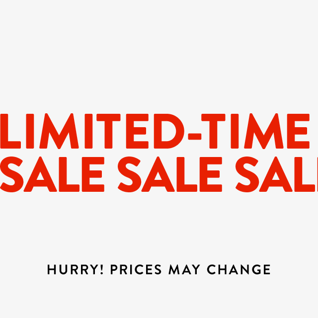 Limited-time sale.