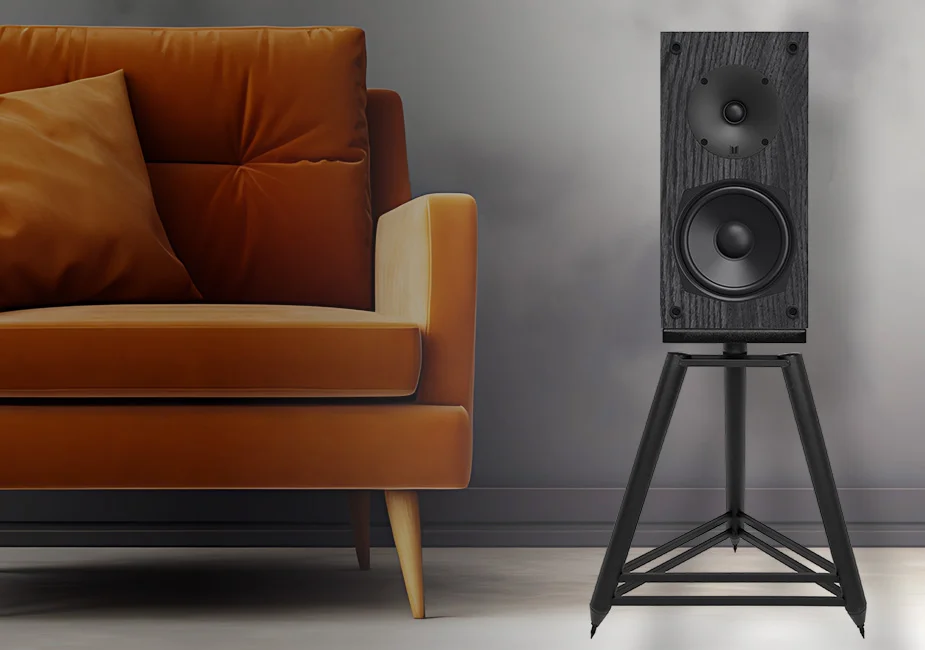 Monolith Easel Style Speaker Stand with Adjustable Spikes Compatible with Most Bookshelf Speakers Available in: 18” | 24” | 28” | 32” Shop Now