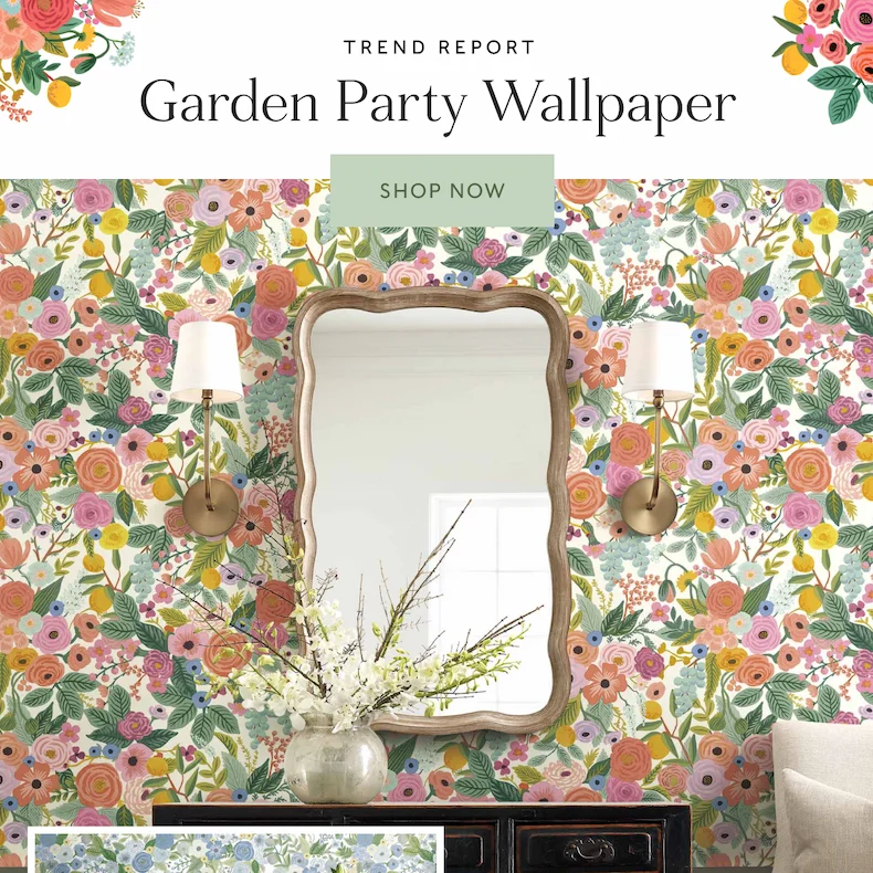 Shop Garden Party Wallpaper