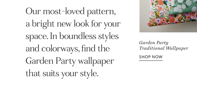 Shop Garden Party Traditional Wallpaper