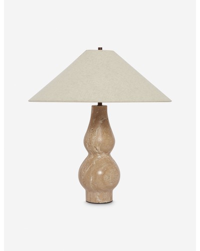 Seine Table Lamp by DISC Interiors-Travertine