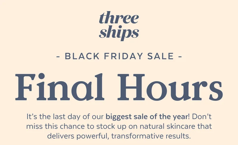 Black Friday Sale Final Hours