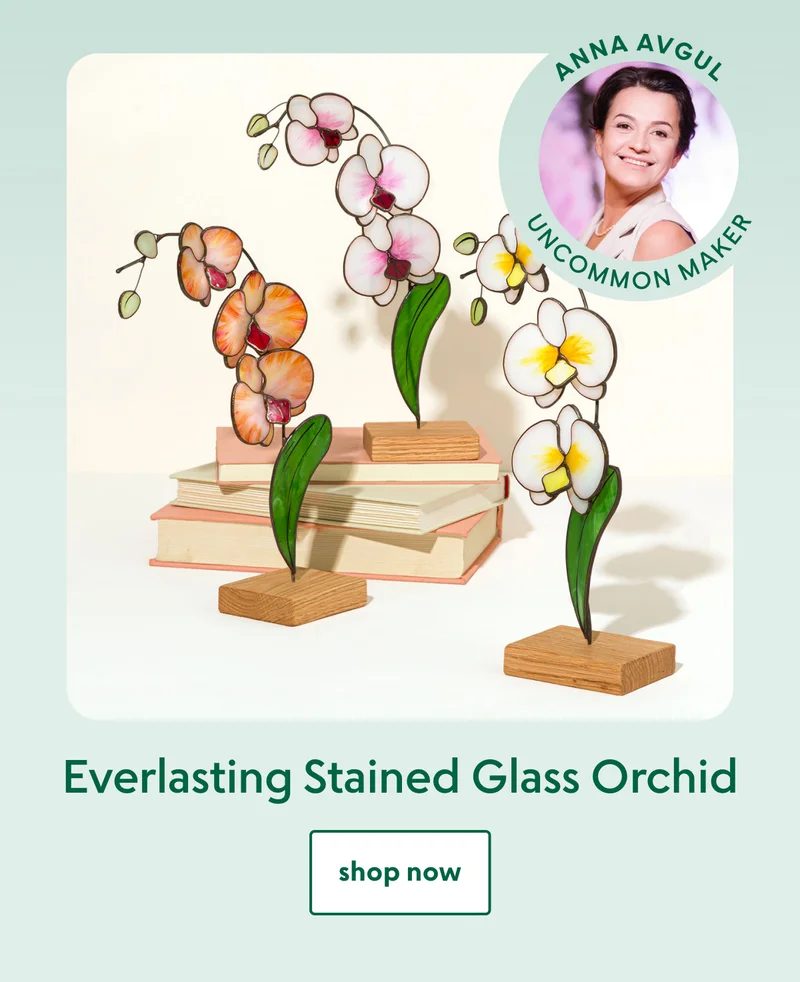 Everlasting Stained Glass Orchid