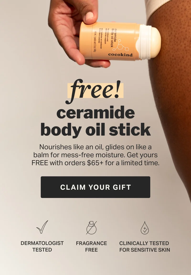 Free! ceramide body oil stick