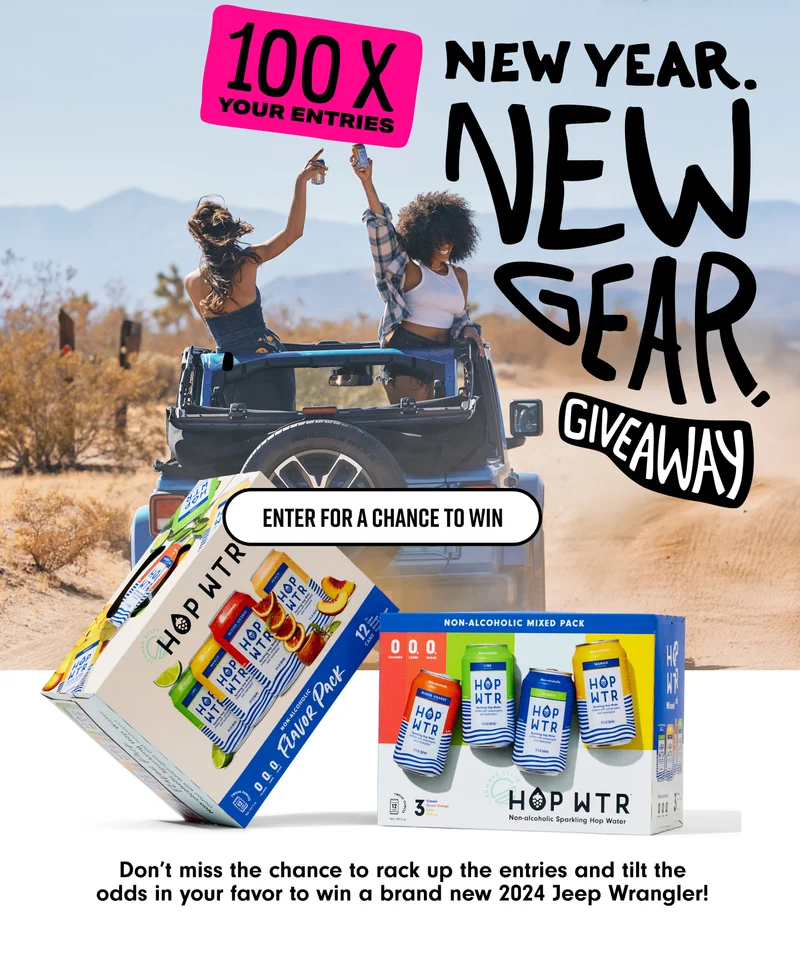 100X entries. Our biggest multiplier ever. Shop now for a chance to win