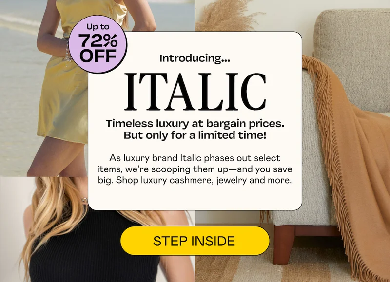 Introducing... ITALIC | STEP INSIDE