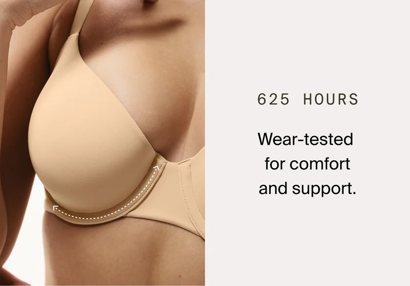 625 HOURS: Wear-tested for comfort and support.