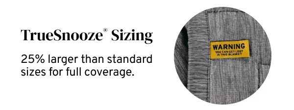 TrueSnooze Sizing