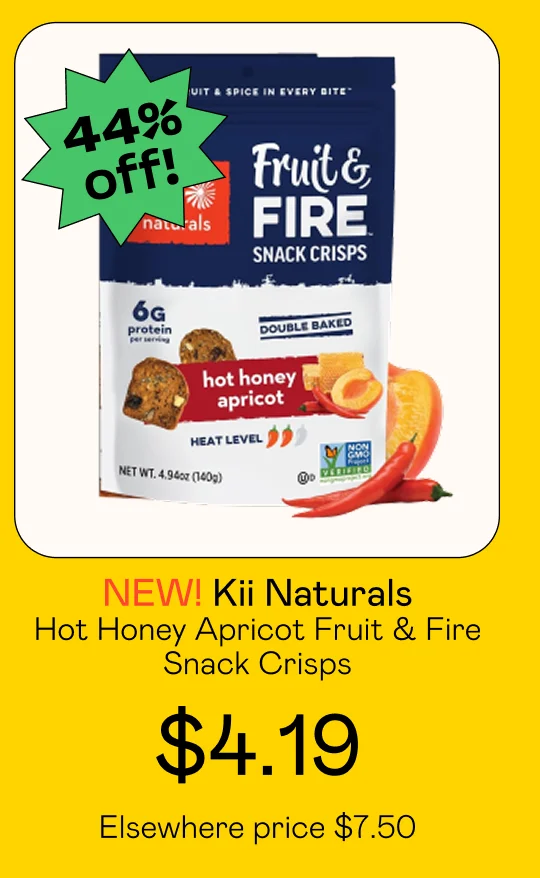 Hot Honey Apricot Fruit & Fire Snack Crisps