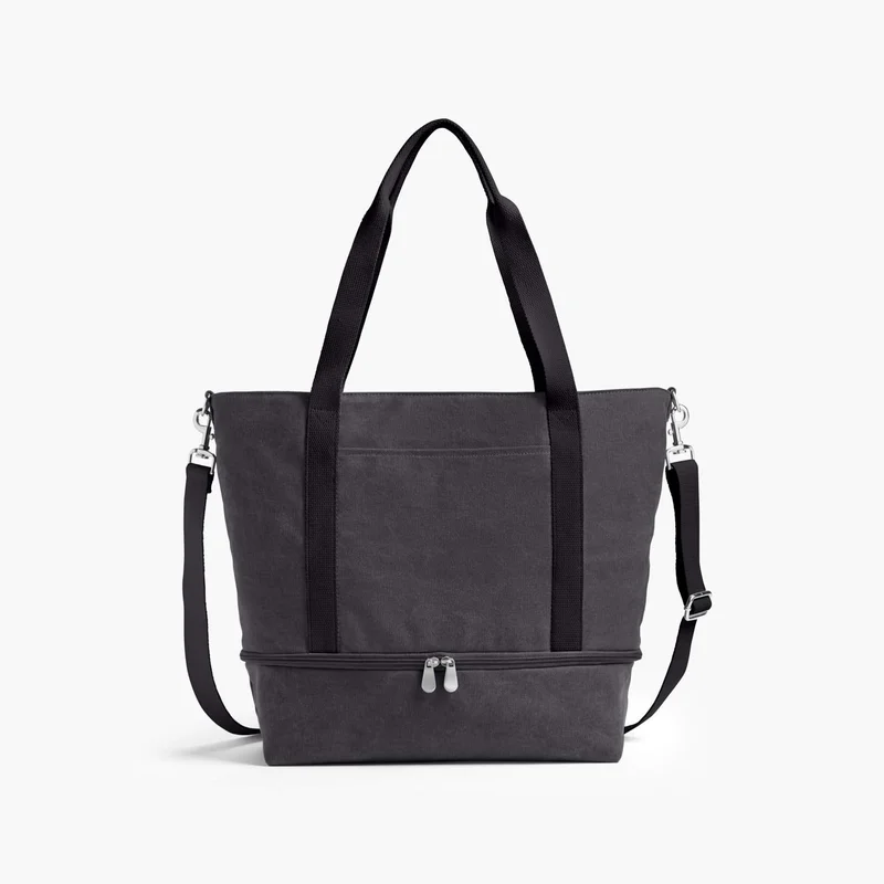 Image of Catalina Deluxe Tote - Eco Friendly Canvas - Midnight Ash