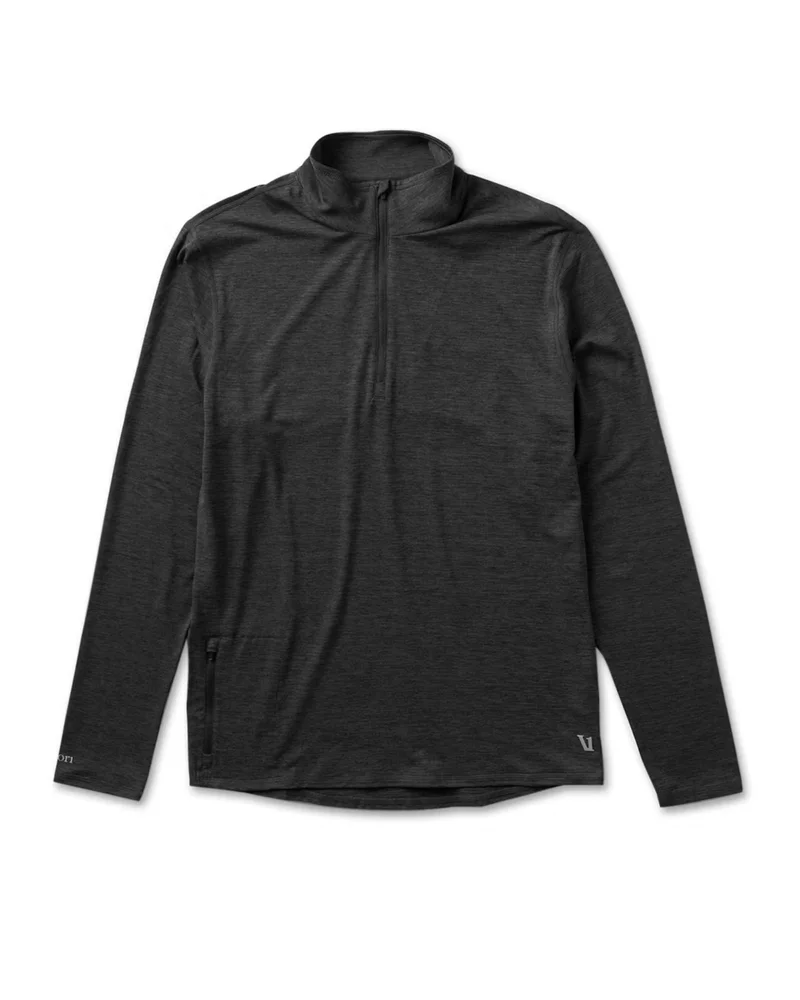 Image of Ease Performance Half Zip | Charcoal Heather