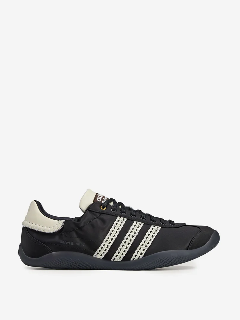 Image of Adidas x Wales Bonner Karintha Lo Satin - Core black/dark brown/cream white