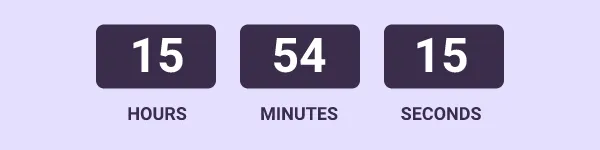 hours - minutes - seconds