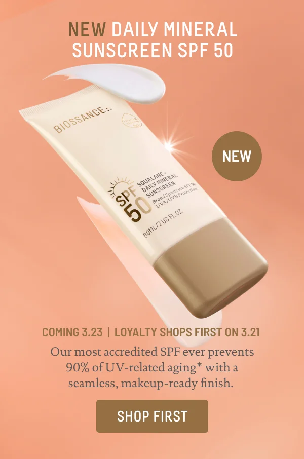 NEW daily mineral sunscreen spf 50
