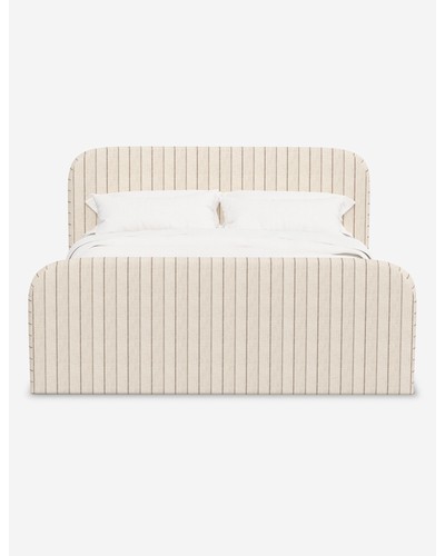 Nabiha Bed With Footboard - Jade Tapestry / Queen