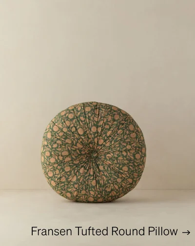 Shop Fransen Tufted Round Pillow
