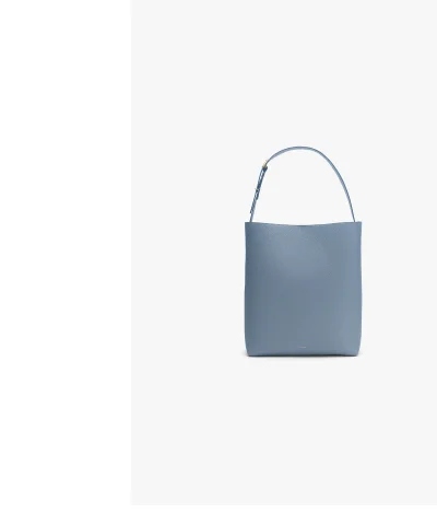 Oversized Linea Bucket Bag Azure