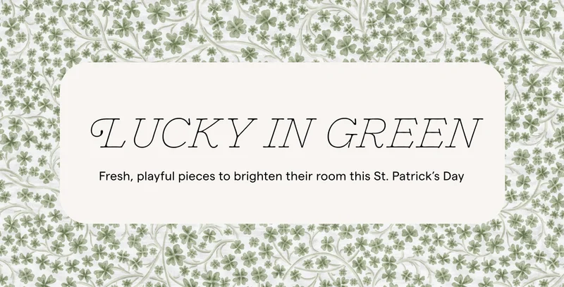 an image of a st patrick's day card with shamrocks