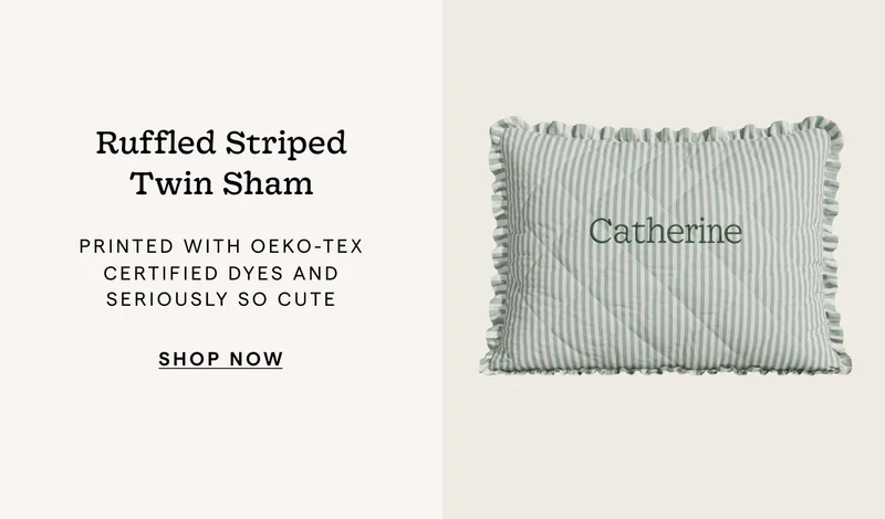 an image of a pillow with a name on it