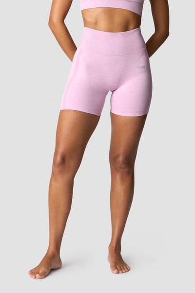 Image of Soft Seamless Shorts Wmn Lavender Melange