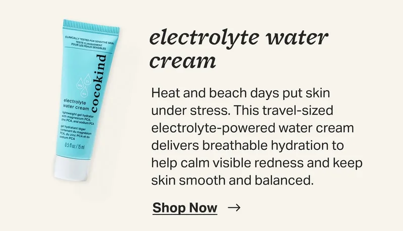 electrolyte water cream