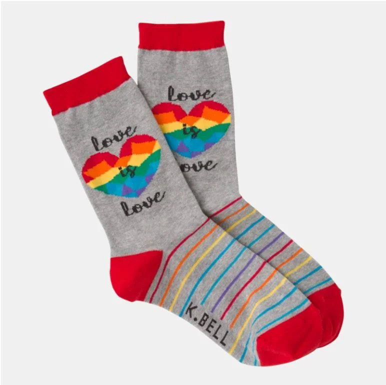 Image of Love Is Love Crew Socks