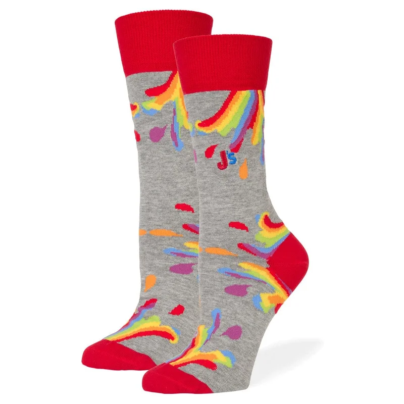 Image of Pride Splash Women's Crew Socks