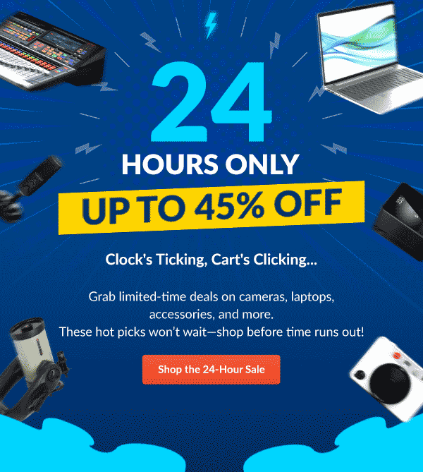 24 HOURS ONLY | UP TO 45% OFF