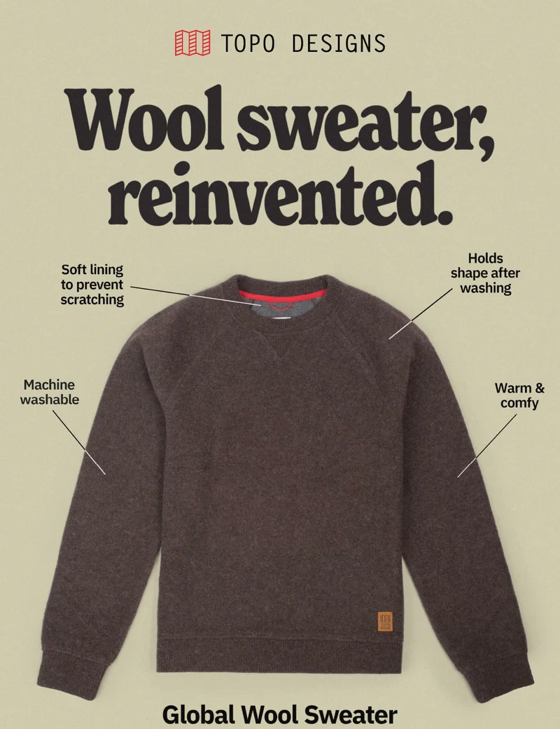 Shop Global Wool Sweater