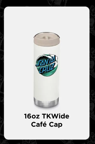 16oz TKWide with Cafe Cap - Wave Dot