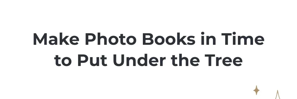 Make photo books in time