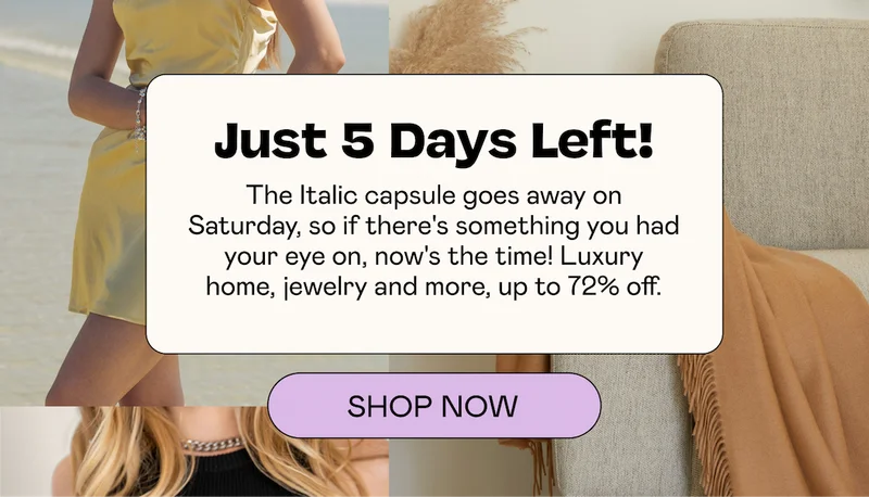 Just 5 Days Left! | SHOP NOW